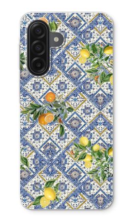 Blauwe tegels, citroenen en appelsienen - klein