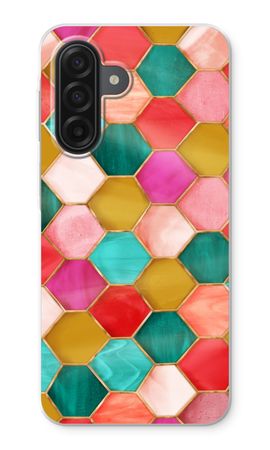 Hexagons in stained glass