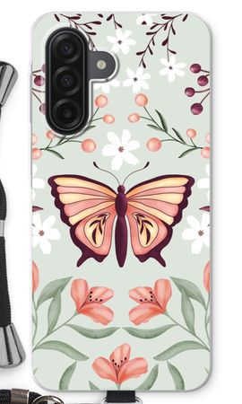 Butterfly in a floral world