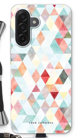 Coloured triangles pastel