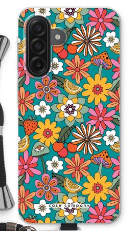 Retro Flowers N°2 - Blue