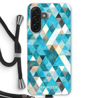 Coloured triangles blue