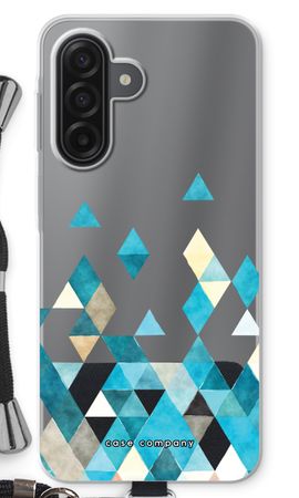 Coloured triangles blue
