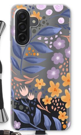 Flowers with blue leaves