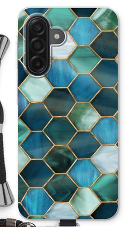 Hexagones en vitrail