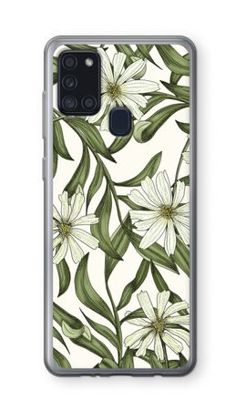 White flower pattern