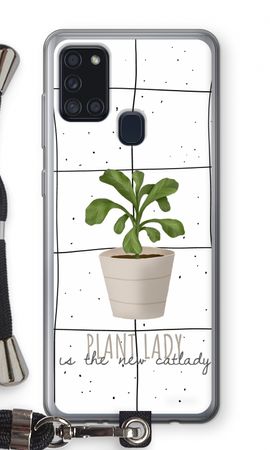 Houseplant on windowpane