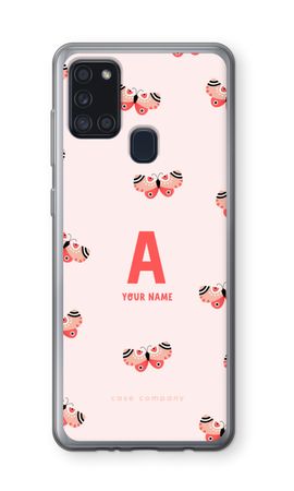 Rosy Butterflies Monogram