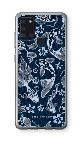 Midnight Koi, Samsung Galaxy A21s soft hoesje