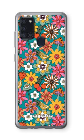 Retro Flowers N°2 - Blue