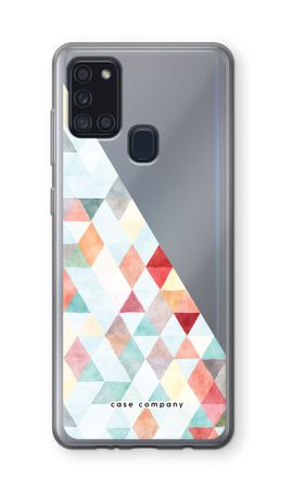 Coloured triangles pastel