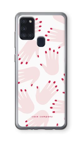 Hands pink