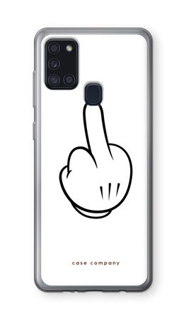 Middle finger white