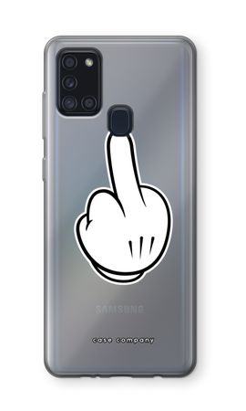 Middle finger white