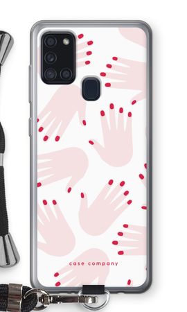 Hands pink
