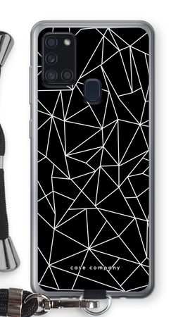 Geometric lines white