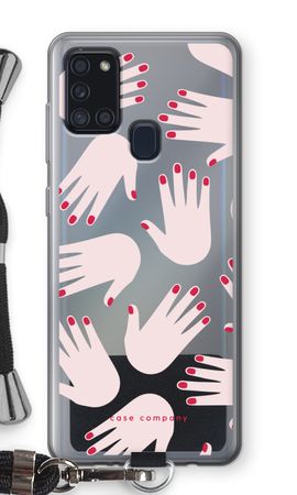 Hands pink