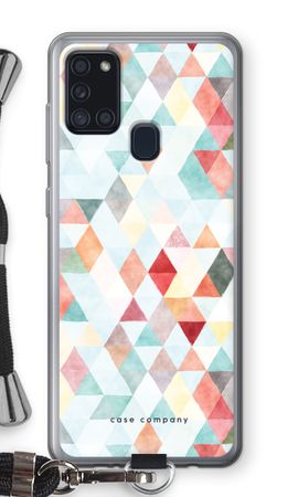 Coloured triangles pastel