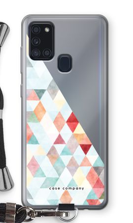 Coloured triangles pastel