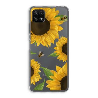 Sunflower and bees