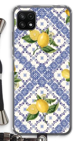Blue tiles and lemons