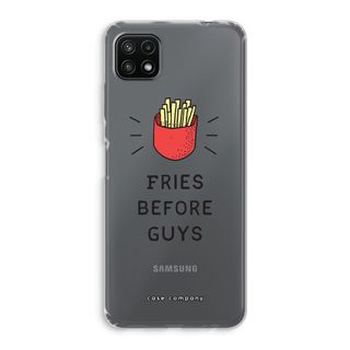 Fries before guys