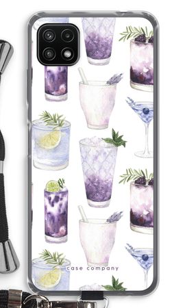 Violet cocktails