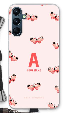 Rosy Butterflies Monogram