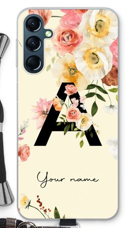 Flirty Flowers Monogram
