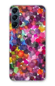 Points d'aquarelle superposés