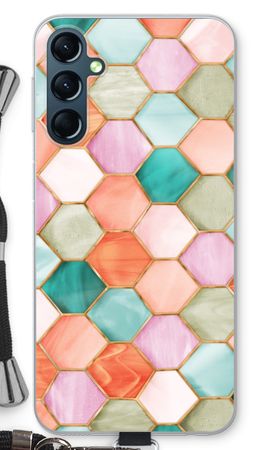 Hexagons in stained glass