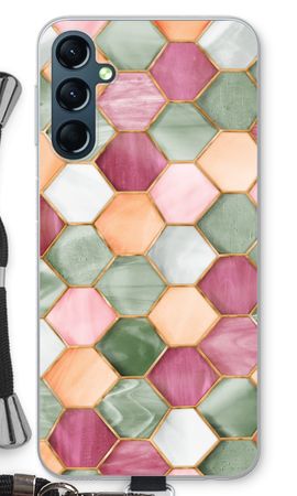 Hexagons in stained glass