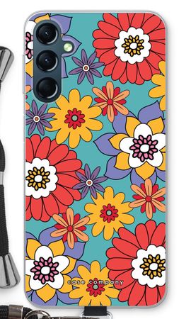 Retro Flowers - Blue