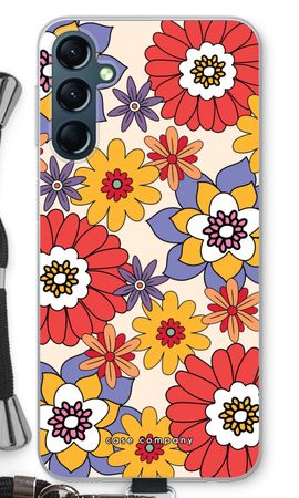 Fleurs rétro - Jaune