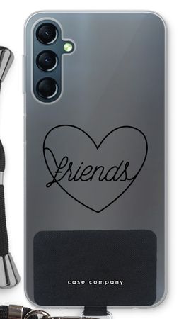 Friends heart black