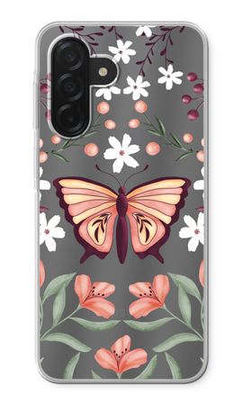 Fjäril i en blommig värld