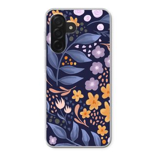 Flowers with blue leaves