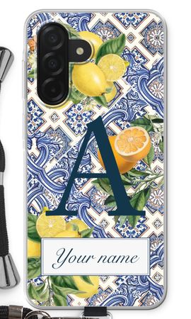 Monogram Tuiles bleues