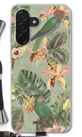 Tropical jungle parrot