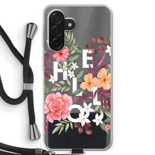 Hello in flowers