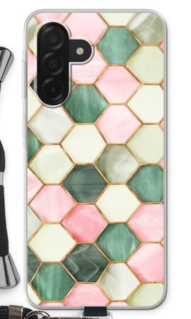 Hexagons in stained glass