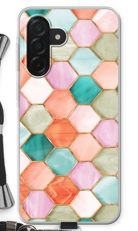 Hexagons in stained glass