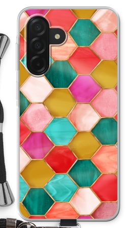 Hexagons in stained glass