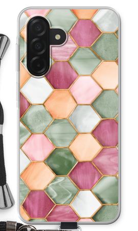 Hexagons in stained glass