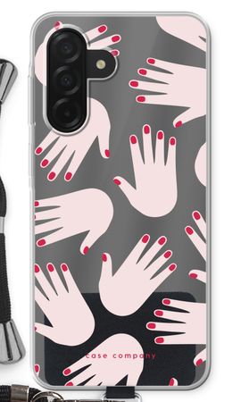 Hands pink