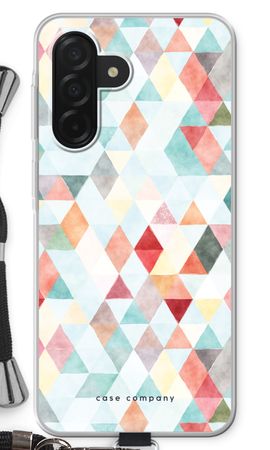 Coloured triangles pastel