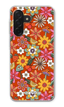 Fiori retrò - Rosso