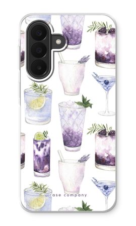 Violet cocktails