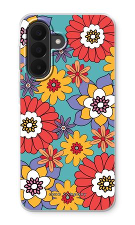 Retro Flowers - Blue
