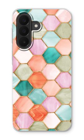 Hexagons in stained glass